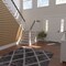 Ekena Millwork 48H x 3/8T Adjustable Wood Slat Wall Panel Kit w/ 4W Slats, Maple contains 11 Slats SWW55X48X0375MA - alternate 7